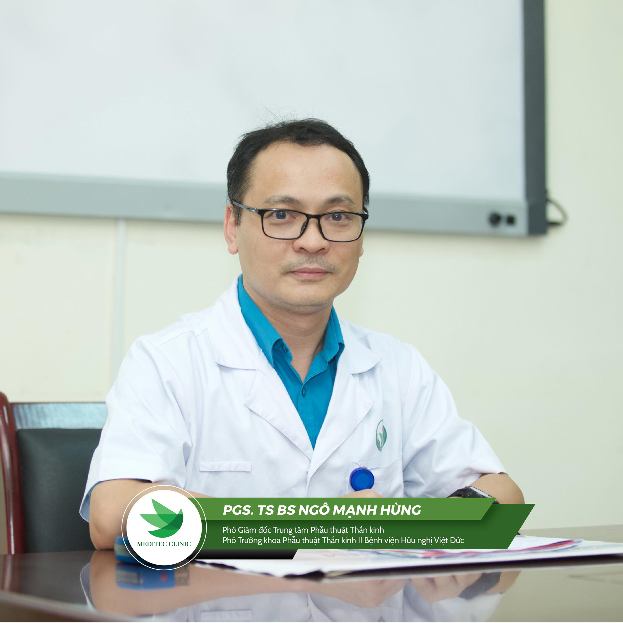 Điều trị u não với Phó giáo sư - Tiến sĩ - Bác sĩ Ngô Mạnh Hùng - Chuyên khoa thần kinh, cột sống