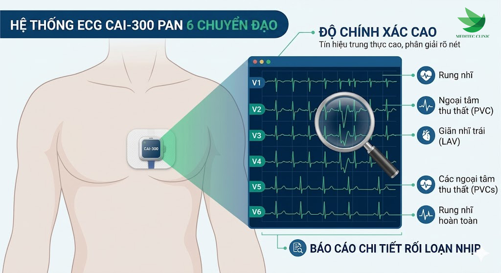 GIẢI PHÁP HOLTER ĐIỆN TIM THẾ HỆ MỚI - CAI 300