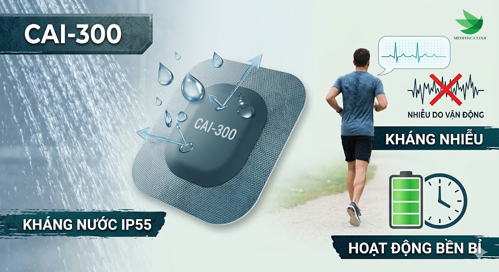 GIẢI PHÁP HOLTER ĐIỆN TIM THẾ HỆ MỚI - CAI 300