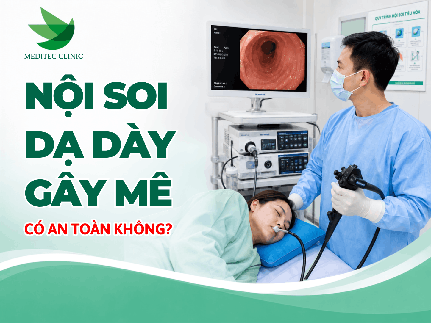 Nội soi dạ dày gây mê có an toàn không?