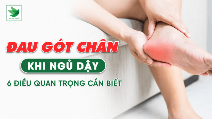 Đau gót chân khi ngủ dậy