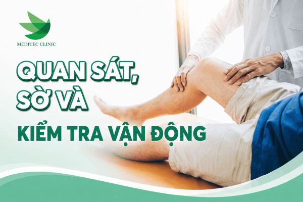 Quan sát, sờ và kiểm tra vận động
